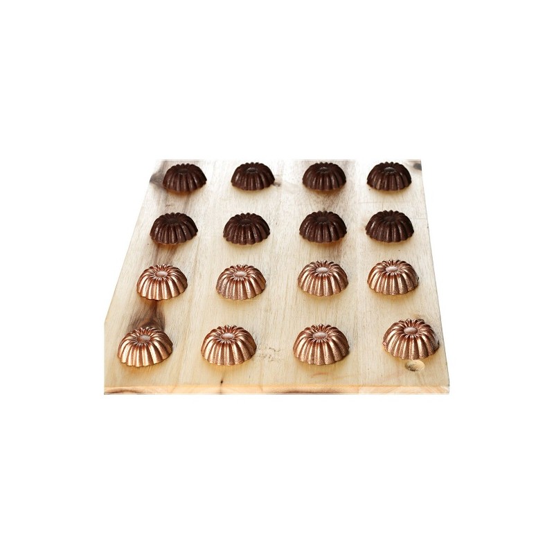 FunCakes Schokoladenform - Swirls, 18 Stück