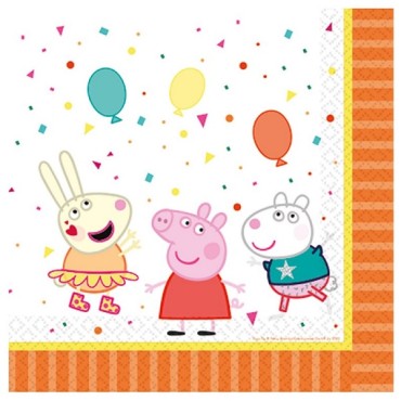 Napkins Peppa Pig and Friends