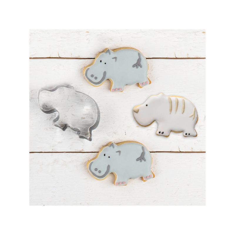 Zenker Hippo Cookie Cutter, 8.5 x 5.5 cm