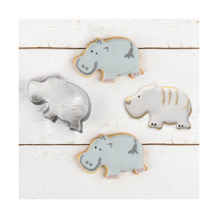 Zenker Hippo Cookie Cutter 8.5x5.5cm Stainless Steel