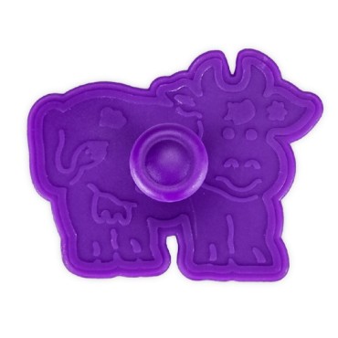 Cookie Cutter Embossed 3D Cow