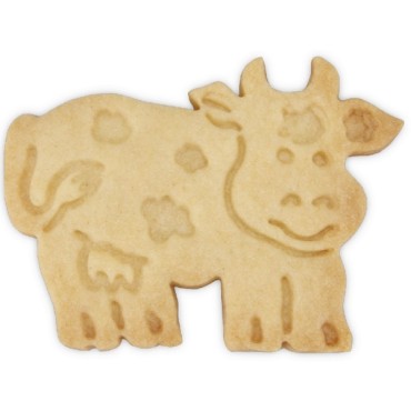 Cookie Cutter Embossed 3D Cow