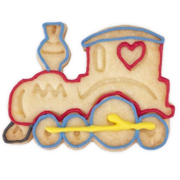 Cookie Cutter Embossed 3D Locomotive