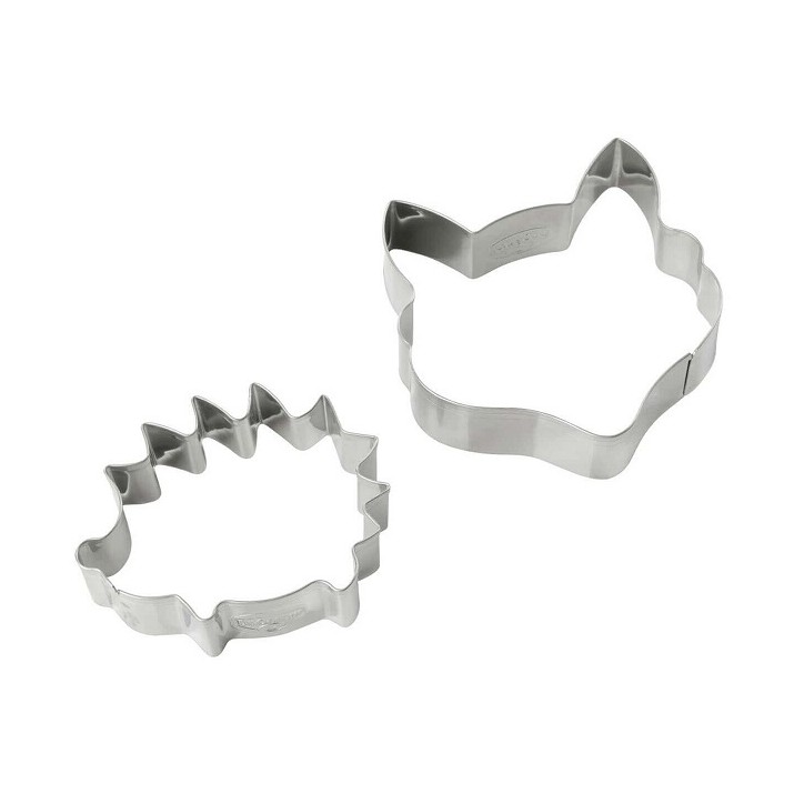 Dr. Oetker Hedgehog & Fox Cookie Cutter Set, 2 Pieces
