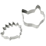 Dr. Oetker Hedgehog & Fox Cookie Cutter Set, 2 pcs