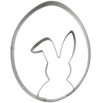 Dr. Oetker Egg Cookie Cutter with Bunny & Tulip, 2-pcs