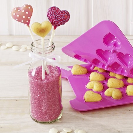 Birkmann Heart Cake Pop Silicone Mould | Makes 18 Heart Cake Pops