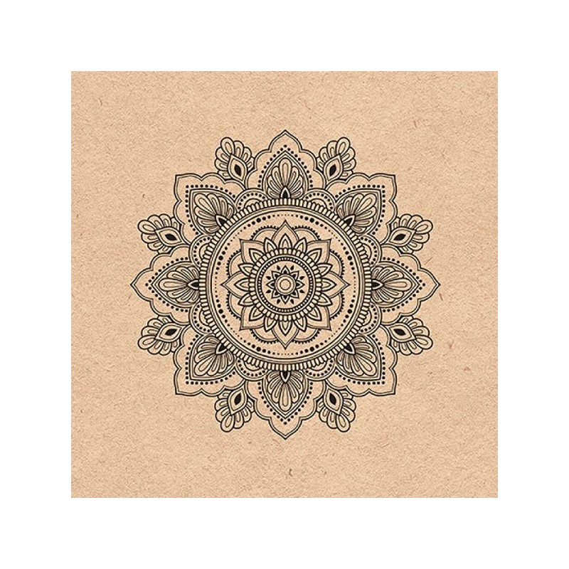 Ambiente Recycled Mandala Napkins, 20 pcs