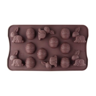 Dr. Oetker Confiserie Silikon-Schokoladenform Fröhliche Ostern