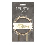 ScrapCooking LED Happy Birthday Cake Topper