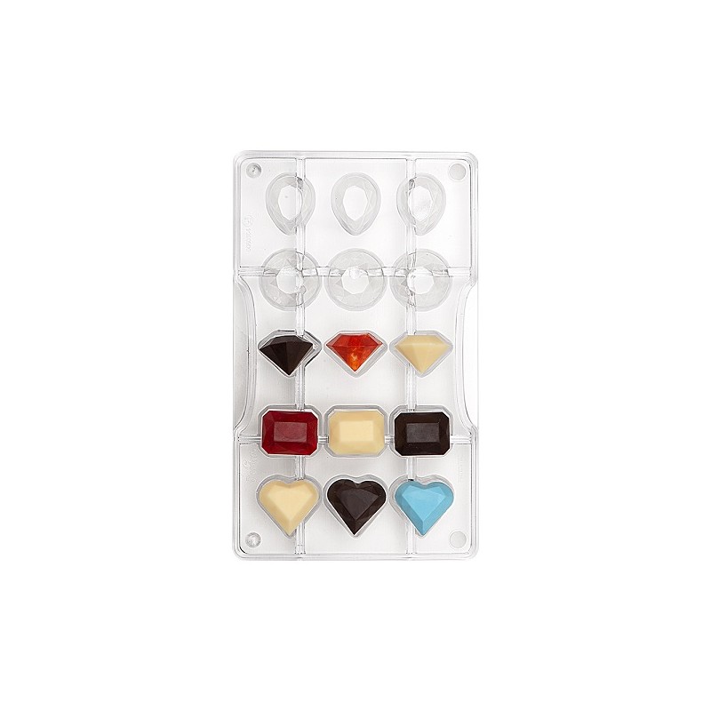 Decora Gems Chocolate Mould for 15pcs