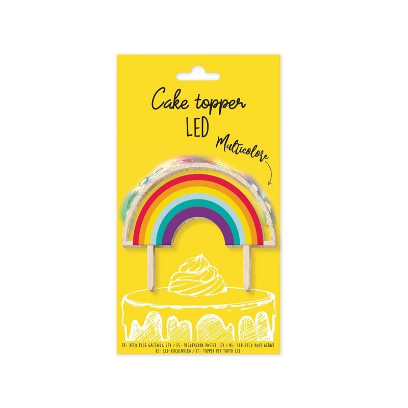 ScrapCooking LED Rainbow Torten Topper