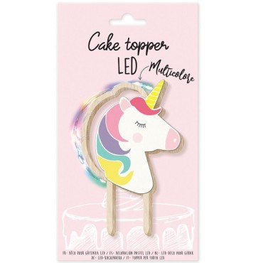 Unicorn LED Cake Topper