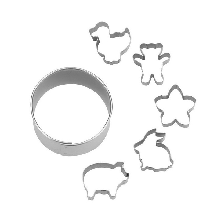 Städter Mini Garnier Linzer Ausstechformen Set 5 Stück Edelstahl Städter Mini Garnier Linzer Ausstechformen Set 5 Stück Edelstahl