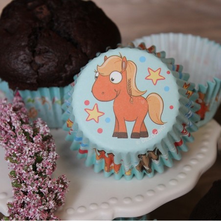 Sweet Pony Cupcake Cases 50pcs