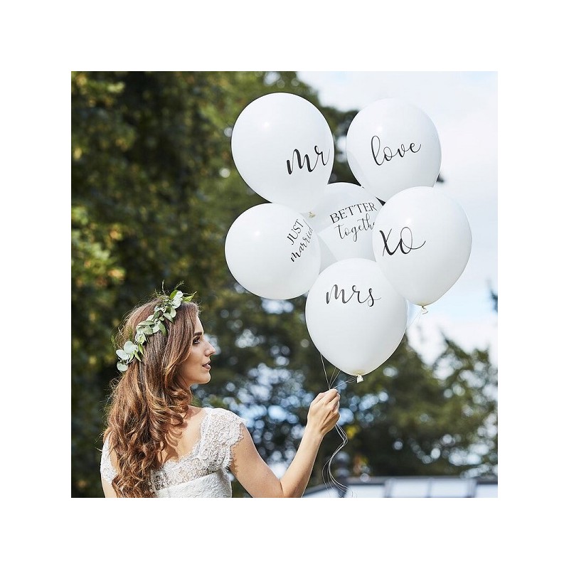 Ginger Ray Wedding Balloons Bundle 6 pcs