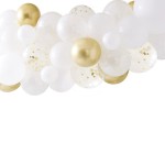 Ginger Ray Gold Chrome Balloon Arch Kit, 4 Meter