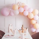 Ginger Ray Matte Peach / Pink Balloon Arch Kit, 5 Meter