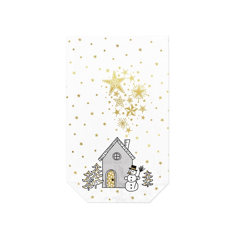 Zischka 14.5x23.5cm Winterhouse Cookie bags, 10 pcs