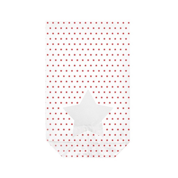 Zischka Surprise Star Cellophane Bags 14.5x23.5cm 10 Pieces