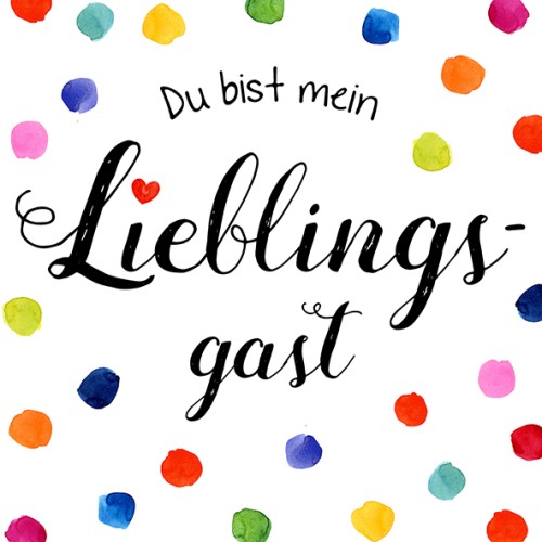 Atelier Designer Collection Lieblingsgast Servietten, 20 Stück Atelier Designer Collection Lieblingsgast Servietten, 20 Stück