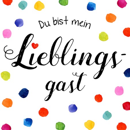 Atelier Designer Collection Lieblingsgast Servietten 20 Stück