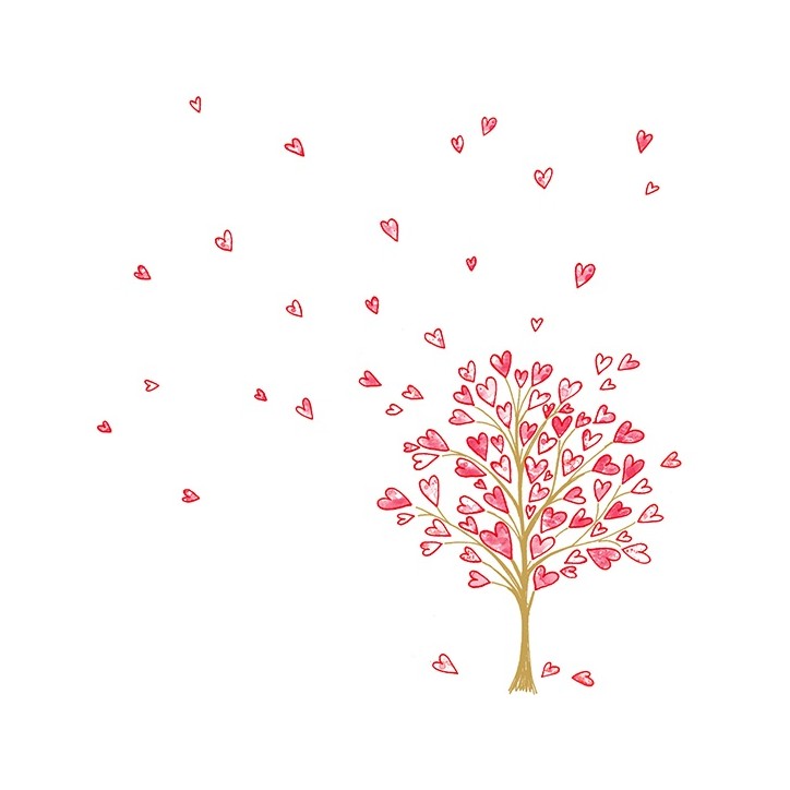 Atelier Designer Collection Love Tree Servietten 20 Stück Atelier Designer Collection Love Tree Servietten 20 Stück