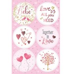 Together in Love Sticker Set assortiert, 24 Stück