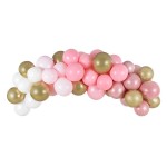 PartyDeco Pink Balloon Arch Kit, 2 Meter