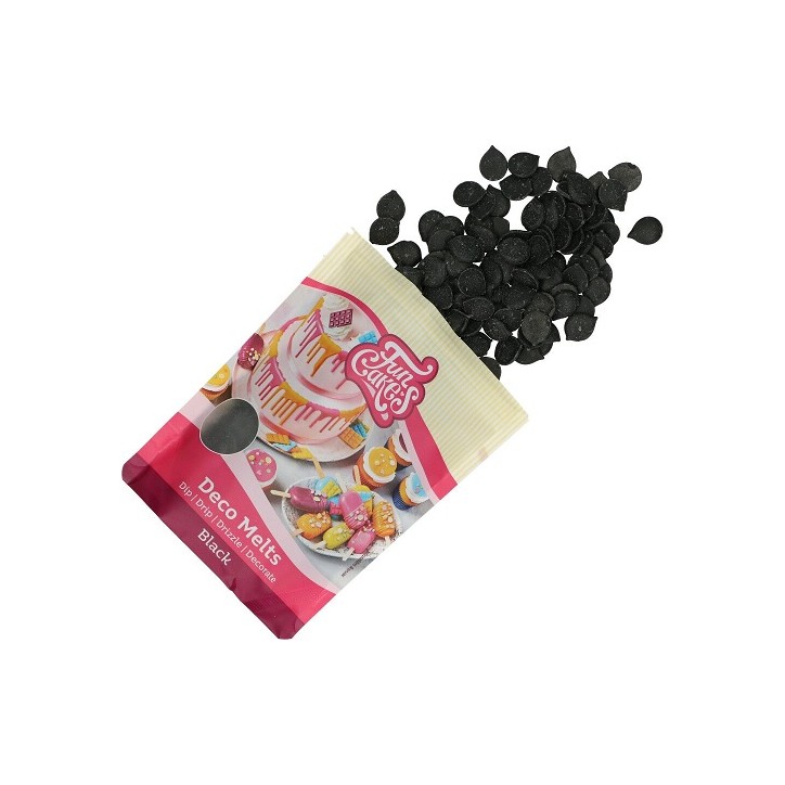Cakepop Glasur Schwarz - FunCakes Deco Melts Schwarz F25150 Cakepop Glasur Schwarz - FunCakes Deco Melts Schwarz F25150