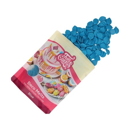 Blaue Cakepop Glasur - FunCakes Blue Decomelts F25155