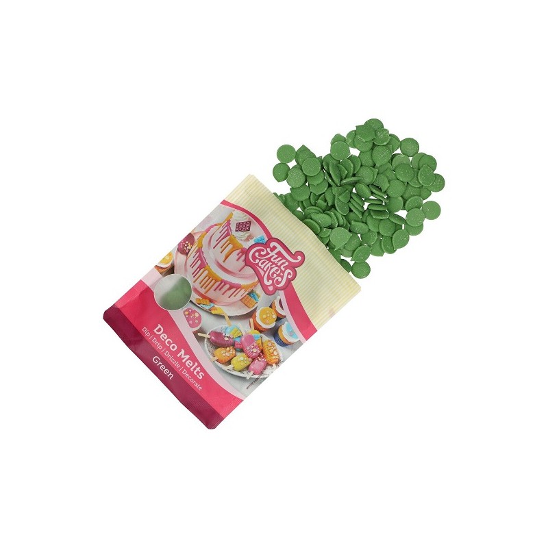 FunCakes Deco Melts Green, 250g