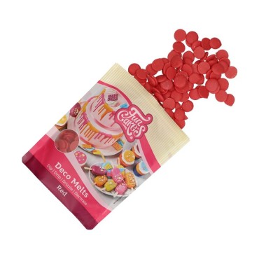 Rote Cakepop Glasur - FunCakes Deco Melts F25130
