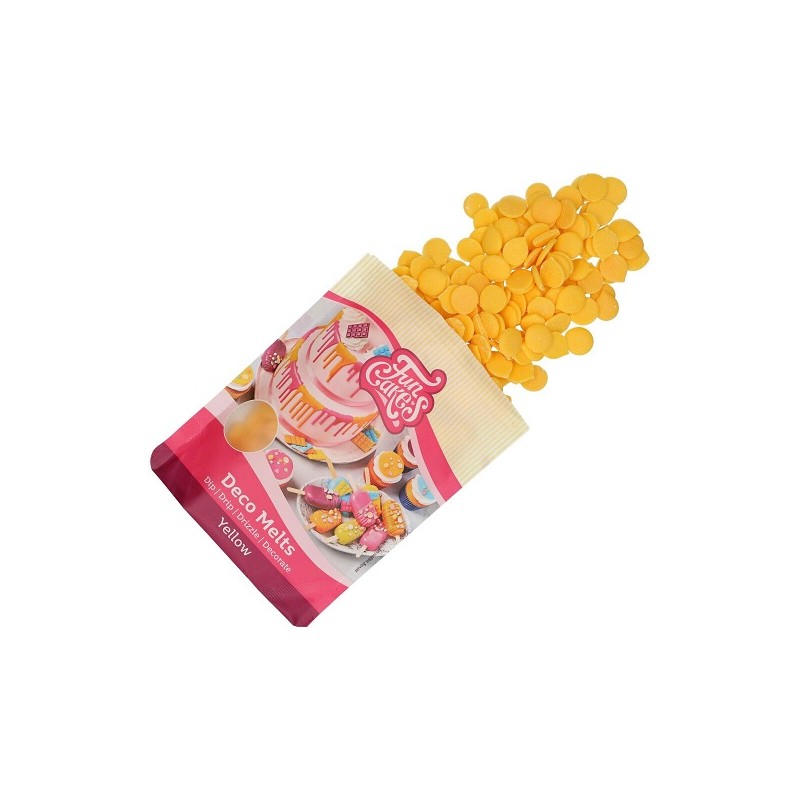 FunCakes Deco Melts Yellow, 250g