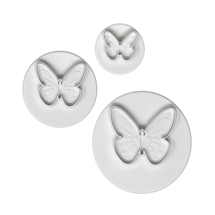 PME Pretty Butterfly Cutter Set with Embossing 3 Pieces