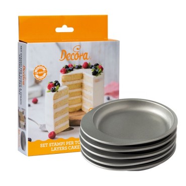Multi Layer Cake Pan Set Decora, 5 pcs