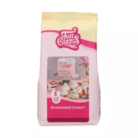 FunCakes Enchanted Cream Mix 450g – Schnelles Vanille-Frosting für Cupcakes & Torten
