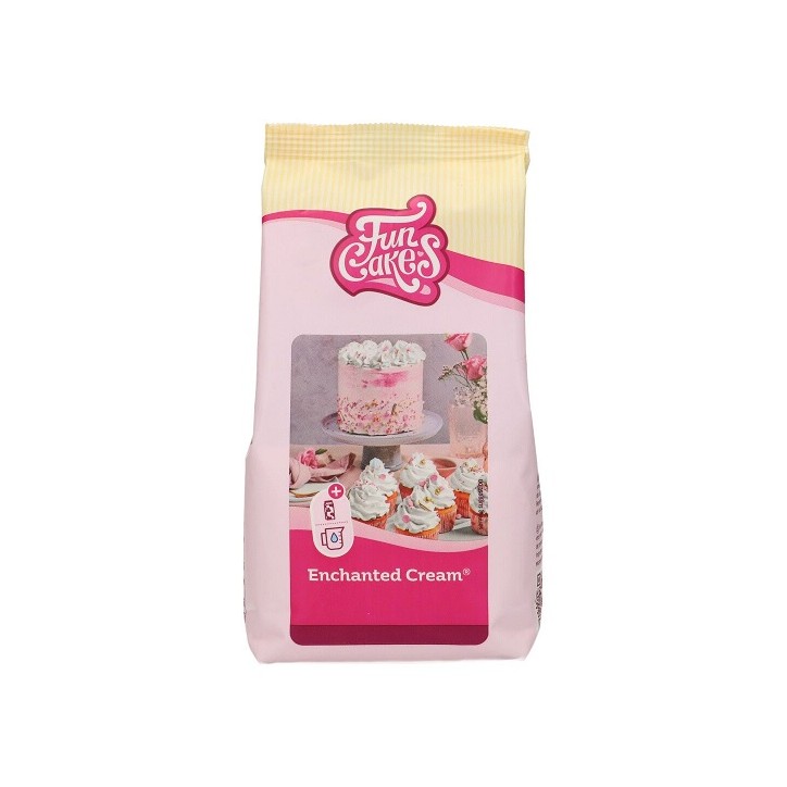 FunCakes Enchanted Cream Mix 450g – Schnelles Vanille-Frosting für Cupcakes & Torten