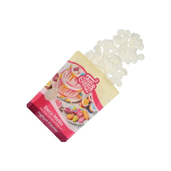 FunCakes Deco Melts Yoghurt 250g – Lactose-Free Yoghurt-Flavour Coating