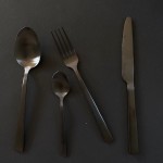 Bahne Cutlery Set Black Matt Stainless Steel, 16pcs