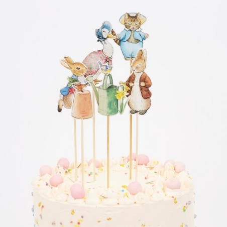 Meri Meri Peter Rabbit Torten Topper 6 Stück