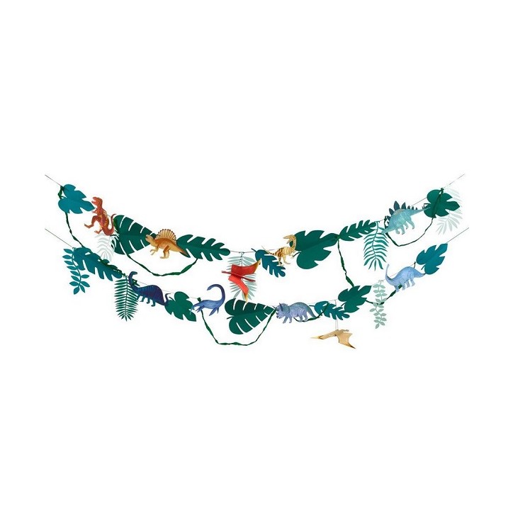 Meri Meri Dinosaur Kingdom Garland 3 Metres Meri Meri Dinosaur Kingdom Garland 3 Metres