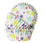 PME Star Blast Foil Cupcake Cases, 30 pcs