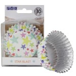 PME Star Blast Foil Cupcake Cases, 30 pcs