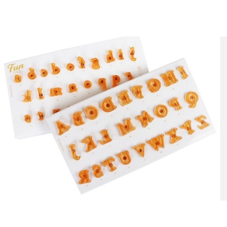PME Fun Fonts Collection 2 Letter Stamp Set 52 Pieces