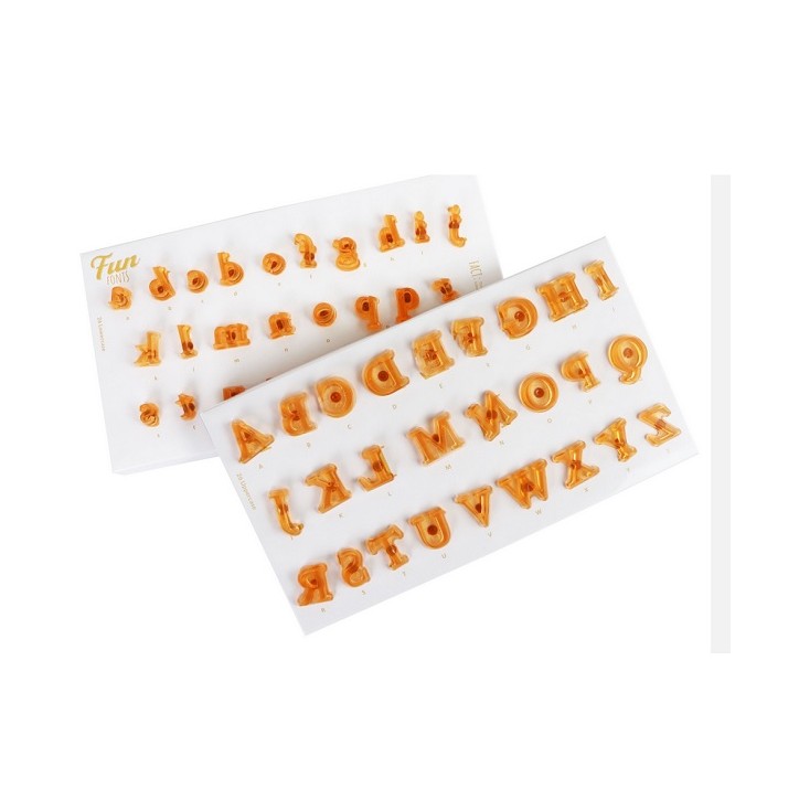 PME Fun Fonts Collection 2 Letter Stamp Set 52 Pieces