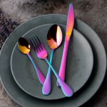 Mikasa Cutlery Set Iridescent Stainless Steel, 16pcs