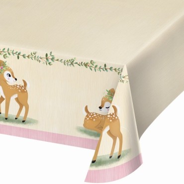 Tischdecke aus Papier, Reh-Deer Little One