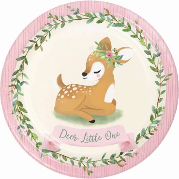 Pappteller Reh - Deer Little one