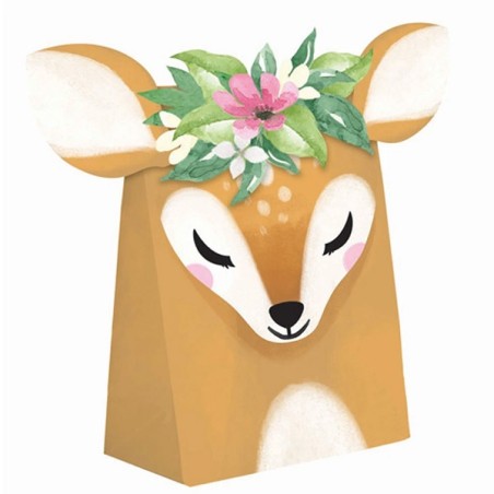 Geschenktüten Reh Deer Little Ones, 8 Stück